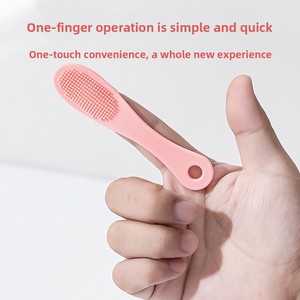 Cepillo de silicona para limpieza facial con soporte para colgar, para limpieza profunda de poros y eliminación de puntos negros - Product Image 5