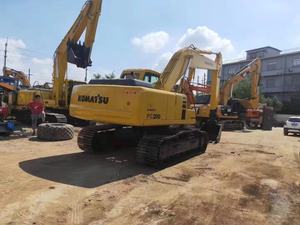 Excavatrice sur chenilles d'occasion PC200-6 Komatsu en bon état Conception originale avec composants fiables de boîte de vitesses de pompe moteur - Product Image 5