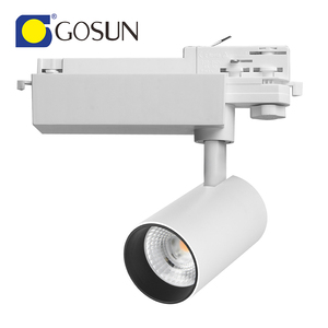 Nhà Máy Giá thương mại chiếu sáng với bên ngoài trình điều khiển trắng đen Nhôm 20 Wát Trần <span class=keywords><strong>LED</strong></span> theo dõi ánh sáng Mall cửa hàng Spotlight - Product Image 1