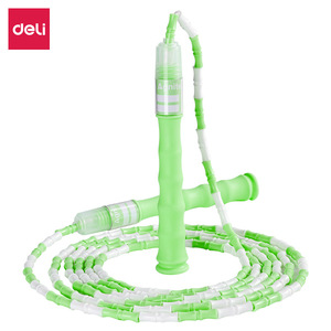 Agnite Jump Rope Adjustable Length For Kids Exercise Fitness Training Green Blue Pink Colors - Product Image 2
