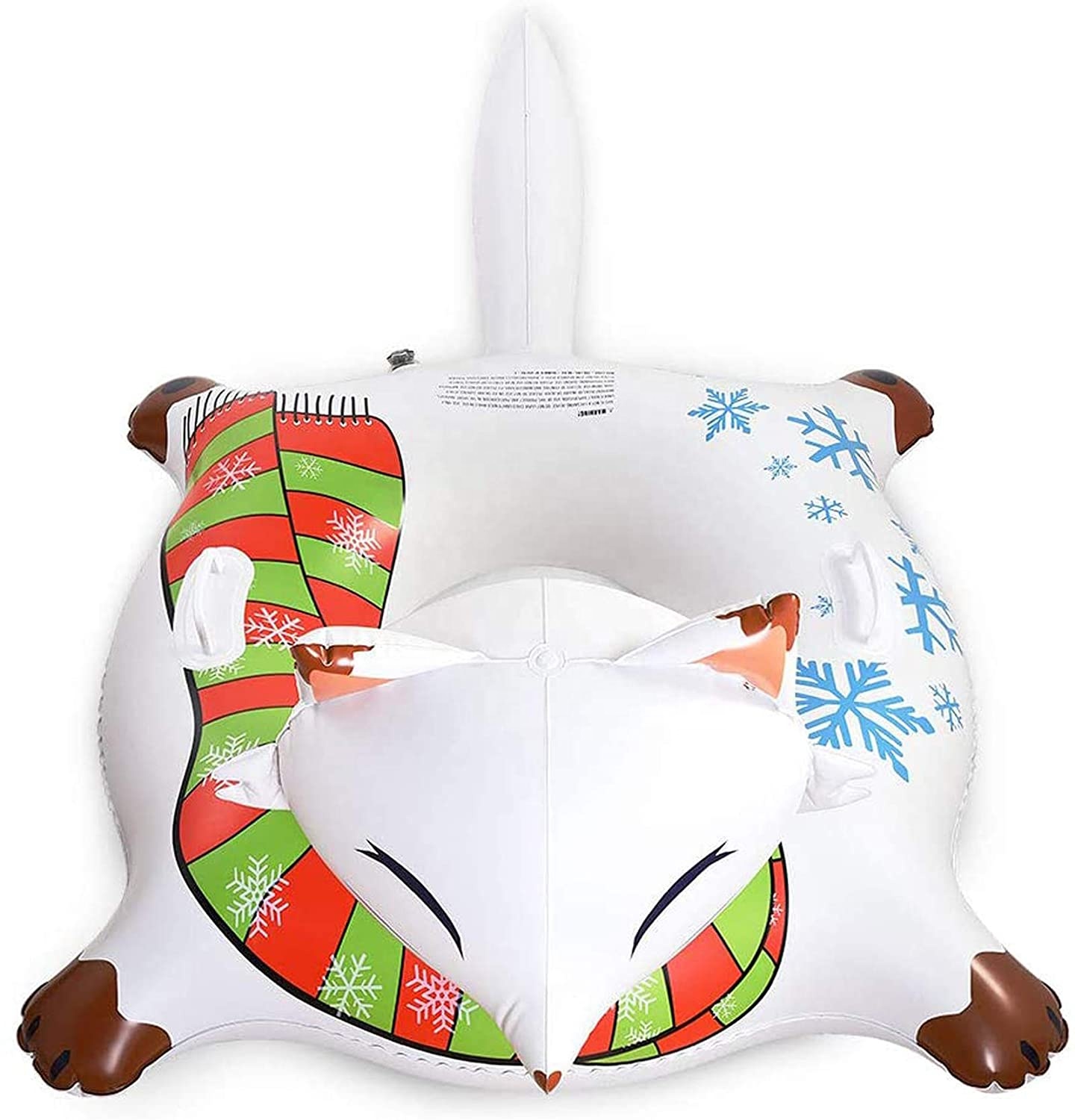Рождественские подарки wideeasy, рукоятка для детей и взрослых, лиса, сани, снег, самокат, надувная Снежная трубка