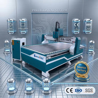 CA-1325 1530 Router CNC 3D de 3 Ejes para Tallado de Madera, Motor de Engranajes NC Studio Syntec, Gran Tamaño, Mach3 RichAuto DSP, Husillo de 3.5kW