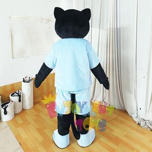 Disfraces de Cosplay de felpa de pantera negra de dibujos animados CE de Guangzhou, disfraz de Mascota de <span class=keywords><strong>Animal</strong></span> relleno de leopardo personalizado a la venta - Product Image 3