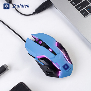 Souris de jeu mécanique filaire RGB pour FPS, 3600 DPI, USB, orientation pour droitier, clic silencieux et module de réglage du poids - Product Image 4