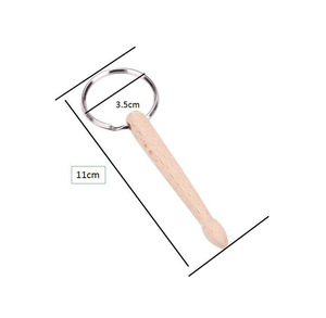 <span class=keywords><strong>Mini</strong></span> <span class=keywords><strong>baquetas</strong></span> llavero <span class=keywords><strong>baquetas</strong></span> de madera percusión fácil de llevar regalo llavero cadena instrumento de música - Product Image 3