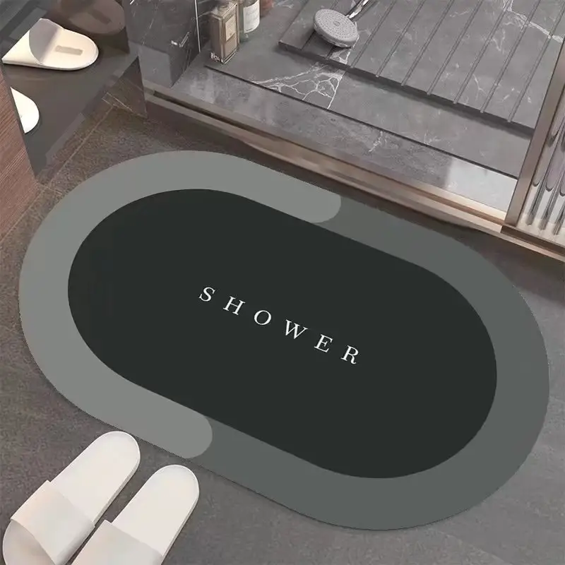 Rutsch feste benutzer definierte Badezimmer Teppich Kieselgur benutzer definierte Größe Bad Teppiche Matte für Badezimmer