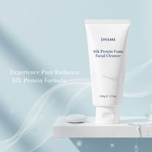 Limpiador Facial Espumoso con Proteína de Seda de Marca Blanca, 120g, con Ácido Hialurónico Dual, Espuma Rica, Hidratante, Limpieza Profunda de Poros - Product Image 4