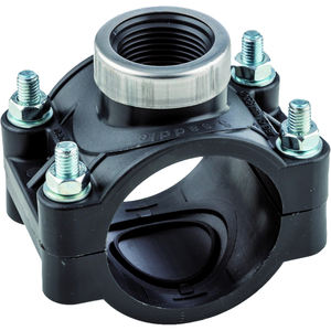 Douille de support en acier inoxydable UNIDELTA avec renfort et boulons à joint plat PN 10-25X1/2 Raccords de tuyauterie 70g - Product Image 2