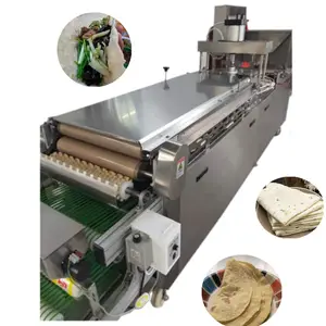 Machine à pain pita plat 10-32cm machine à roti lignes de production de pain arabe lavash maïs/farine tortilla faisant la machine presse chapati