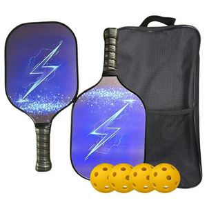 Nouvelle pagaie de pickleball en fibre de carbone brute 2026. Poignée noire avec protection des bords. Raquette de pickleball professionnelle pour adultes. - Product Image 6