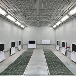 BOSCAR 가열 자동차 스프레이 부스 빠른 건조 및 경화 럭셔리 8m * 4.2 * m * 3.4m 전기 난방 자동차 파인트 룸 - Product Image 6