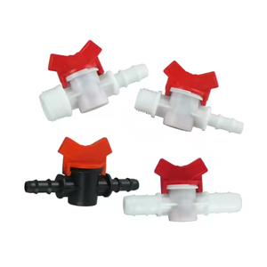 Raccord rapide à barbillon pour tuyau, à commande manuelle, à haut débit, bidirectionnel, avec bouton de réduction, options OEM personnalisables pour applications pneumatiques et d'eau, angle 1/2 pouce - Product Image 3