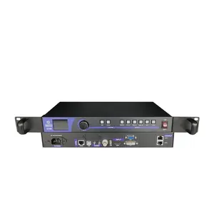 LINSN-معالج فيديو, معالج فيديو X100 مدخل فيديو DVI VGA CV 11 فولت-220 فولت تيار متردد جهاز تحكم بشاشة LED الكل في واحد مع بطاقة إرسال من Linsn
