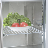 190L CNJT une porte 7 tiroirs pizza ingrédients salade bar marbre table de préparation refroidisseur réfrigérateur comptoir