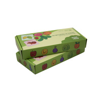 Boîtes rigides en papier d'art haut de gamme personnalisables pour jeux de cartes d'enfants, autocollants pour l'éducation et l'éveil, portables et écologiques