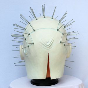 Máscara de Pinhead de <span class=keywords><strong>Hellraiser</strong></span> al por Mayor, Máscara de Látex de Cabeza Completa para Cosplay del Personaje de Película de Terror Pinhead, para Adultos, para Halloween - Product Image 4