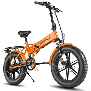 2023 Free tax to EU | EP2-PRO|ENGWE| Foldable Electric Bike 960W Powerful Mountain/Snow E-bike | 20*4.0inch Fat Tire| 48V13A