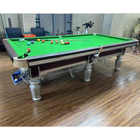 Professioneller Luxus-Billardtisch (3 m) für den Heimgebrauch, umweltfreundlicher Snooker- und Billardtisch mit Ballrücklauf-Funktion