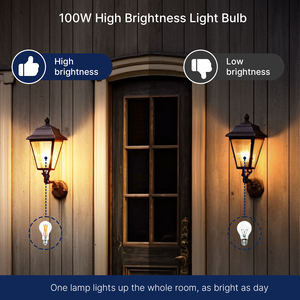 ए 21/ए 67 स्पष्ट एलईडी लाइट बल्ब 2700k 1600lm 12W के बराबर 100w फिलामेंट e26 A110v अल्ट्रा उज्ज्वल dimmable - Product Image 5