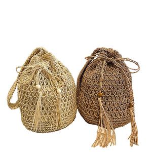 Niche Design Leather Custom Print Color Contrast Ladies Shoulder <b>Handbag</b> Women'S Bucket Bags - Product Image 2