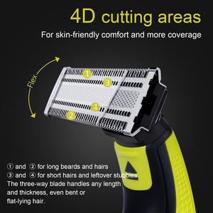 Dernière Version Tête de Remplacement Uniblade de Haute Qualité pour Tondeuse <span class=keywords><strong>Philips</strong></span> OneBlade pour Rasoir Électrique OneBlade - Product Image 3