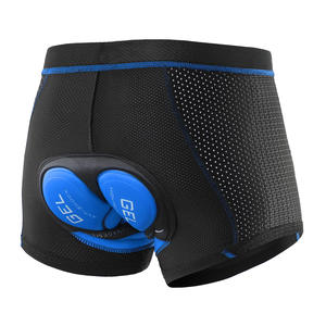 Shorts de vélo rembourrés 3D pour hommes, <span class=keywords><strong>sous</strong></span>-vêtements de cyclisme avec rembourrage pour le VTT, la <span class=keywords><strong>moto</strong></span>, respirant et confortable - Product Image 5