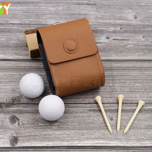 Estuche de Cuero para Telémetro de Golf, Bolsa de Cinturón, Clip de Colección, Portátil, con Soporte para Tees, para Hombre - Product Image 2