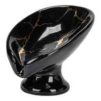 Égouttoir à savon minimaliste écologique moderne et porte-savon créatif en céramique pour la décoration intérieure articles décoratifs haut de gamme en gros