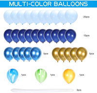Ballon en Latex feuille d'aluminium, décorations de fête d'anniversaire, pour thème spatial, pour garçons, offre spéciale, 2020