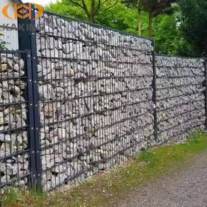 Cesta De Gabião De Pedra Decorativa Do Projeto De Parede De Gabião Com Tamanho Personalizado Anti-corrosão Do Fio De Ferro Galvanizado Para Cerca De Jardim - Product Image 3