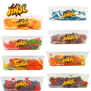 Fabrik-Großhandel Verpackte Süße Gemischte Fruchtgeschmack <span class=keywords><strong>Pizza</strong></span>-Gelatine-Gummibonbons EN71-Zertifiziert <span class=keywords><strong>Halal</strong></span> Weihnachten Halloween - Product Image 2