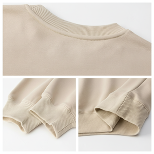 เสื้อฮู้ดคอกลมผู้ชายแบบปรับแต่งได้ น้ำหนักเบา 330 GSM เสื้อสเวตเชิ้ตผ้าฟลีซแบบยูนิเซ็กซ์ ดีไซน์เสื้อฮู้ดลายสุนัข - Product Image 1