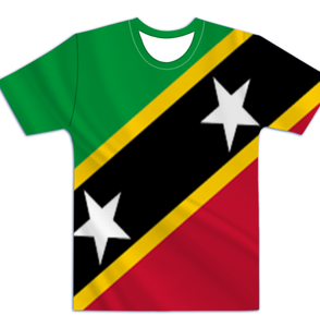 Camiseta de Manga Corta con Bandera Personalizada de San Vicente y las Granadinas, Impresa en 3D, para Uso Promocional - Product Image 5