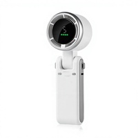 Ventilateur portable turbo avec écran LED 3 couleurs, sangle de cou, USB-C, logo personnalisé OEM, vente en gros, usine vérifiée Hechintec