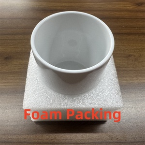 <span class=keywords><strong>Maceta</strong></span> de cerámica <span class=keywords><strong>para</strong></span> el hogar DIY sublimación 8*9,5 cm escritorio con Base de bambú <span class=keywords><strong>maceta</strong></span> en blanco <span class=keywords><strong>para</strong></span> Oficina Útil - Product Image 5