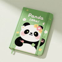 Personalisiertes Panda-Notizbuch für Kinder und Schüler – Mini-Notizblock für unterwegs
