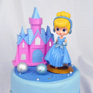 Figura de PVC de la Princesa Cenicienta - Muñeca de Dibujos Animados Económica para Niñas, Alternativa al Adorno de Pastel y Colección de Regalos para Fiestas - Product Image 6