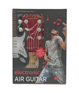 Mini <span class=keywords><strong>guitarra</strong></span> de aire eléctrica más vendida para niños instrumento musical alimentado por batería para fiestas y tiempo de juego - Product Image 4