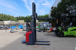 מלגזות תעשייתיות של HuanSheng, הפעלה בעמידה, 1.5 טון, 1500 ק\\\"ג, מלגזה כבדה, מלגזה חשמלית 48 וולט - Product Image 5