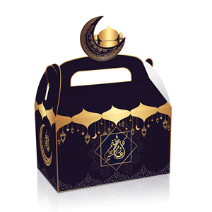 กล่องกระดาษใส่ขนมของขวัญสำหรับงานเลี้ยงรอมฎอน - Product Image 3