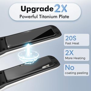 เครื่องหนีบผมแบบมืออาชีพ 2-in-1 หน้าจอ LCD แผ่นเซรามิกไฟฟ้า สำหรับใช้ในบ้าน พร้อมเทคโนโลยีประจุลบ - Product Image 2