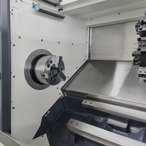 חיתוך כבד 12t כלי מופעל צריח + cs צירים שולחן עבודה cnc מחרטת מרכז מפנה cnc עם תיבת מנחה - Product Image 6