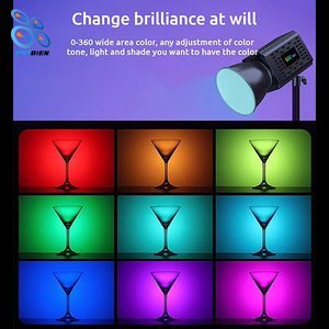 Le plus récent COB Light Led <span class=keywords><strong>Ring</strong></span> Light RGB Full Color 360 Wide Area pour l'éclairage photographique vidéo de la caméra - Product Image 6