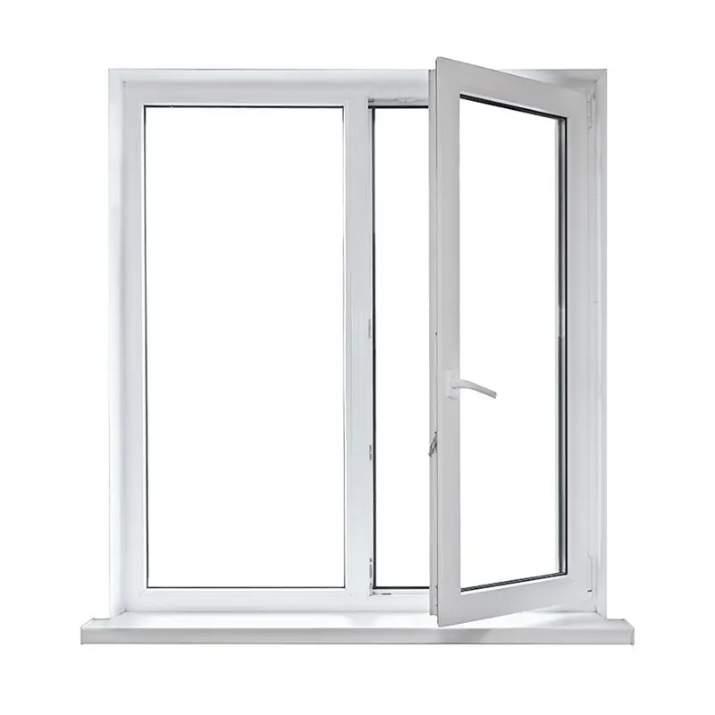 America Design Upvc Windows Double Glazing Swing Pvc Casement Window