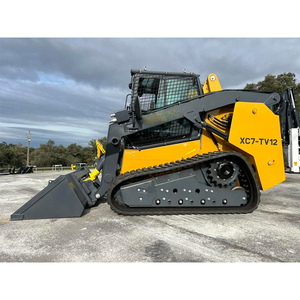 XC7TV12 1ton with 4-in-1 <strong>Bucket</strong> Chinese Mini <strong>Size</strong> Track <strong>Skid</strong> Steer <strong>Loader</strong> - Product Image 4