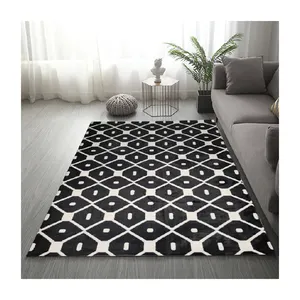 Latest Home Decor Anti-Skid Carpet With Flannel Transfer Printing Cheap Prayer Room And Door Rugs For Kids