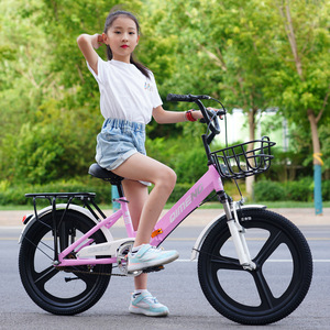Klappfahrrad mit Doppel-V-Bremse, Dropshipping, für Kinder im Grundschulalter, Mädchen von 6-14 Jahren, 18-20-22 Zoll - Product Image 2