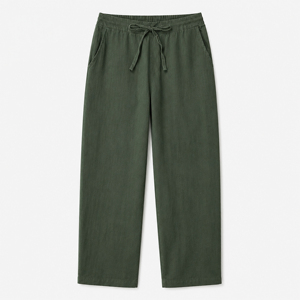 <span class=keywords><strong>Pantalon</strong></span> de plage d'été pour <span class=keywords><strong>femme</strong></span> 100% <span class=keywords><strong>lin</strong></span>, coupe bootcut, <span class=keywords><strong>taille</strong></span> haute, cordon de serrage, décontracté, <span class=keywords><strong>blanc</strong></span>, longueur intégrale, vente en gros ODM - Product Image 1