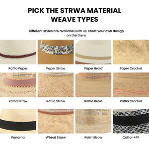 HUAYI Wholesale Custom Unisex Men <strong>Ladies</strong> RAFFIA Straw <strong>Hat</strong> Body Luxury Wholesale Plain <strong>Summer</strong> Beach <strong>Hats</strong> Bodies - Product Image 5