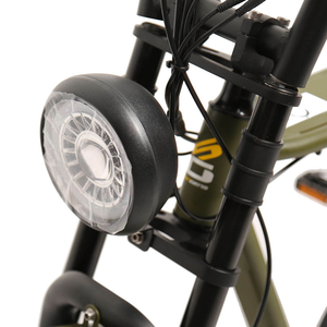 Bicicleta Eléctrica Estilo Motocicleta con Frenos de Disco Mecánicos de 7 Velocidades, Doble Corona, Tipo Cruiser de Montaña, 750W de Potencia para una Propulsión Fuerte - Product Image 6